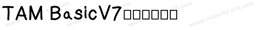 TAM BasicV7字体转换
